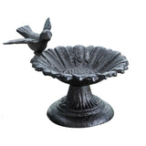 Darrahopens Pet Care > Bird > Bird Cage Accessories Retro Petal Shaped Bird Feeder Hanging Decorative Outdoor Garden Bird Feeding
