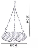 Darrahopens Pet Care > Bird > Bird Cage Accessories Stainless Steel Bird Toys - Small Pet Toys - Hanging Bird Cage Accessories - Suitable for Various Birds - For Balance Training of Small Parrots, Hamsters, etc.
