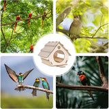 Darrahopens Pet Care > Bird > Bird Cages & Stands Hanging Bird House Nest Feeder Outdoor Garden Cage Shelter For Small Wild Birds