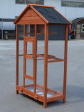 Darrahopens Pet Care > Bird Wooden XXL Pet Cages Aviary Carrier Travel Canary Parrot Bird Cage