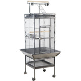 Darrahopens Pet Care > Bird YES4PETS 153 cm Large Bird Budgie Cage Parrot Aviary With Metal Tray and  Wheel