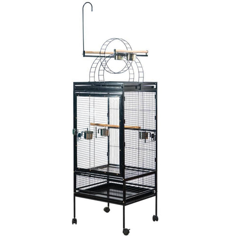 Darrahopens Pet Care > Bird YES4PETS 174 cm Large Bird Budgie Cage Parrot Aviary With Metal Tray and Wheel