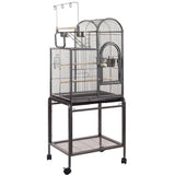 Darrahopens Pet Care > Bird YES4PETS Large Bird Budgie Cage Parrot Aviary Carrier With Stand & Wheel