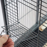 Darrahopens Pet Care > Bird YES4PETS Large Bird Budgie Cage Parrot Aviary Carrier With Stand & Wheel