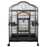 Darrahopens Pet Care > Bird YES4PETS Large Bird Budgie Cage Parrot Aviary Carrier With Wheel