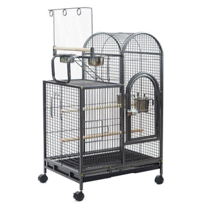 Darrahopens Pet Care > Bird YES4PETS Large Bird Budgie Cage Parrot Aviary Carrier With Wheel