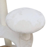 Darrahopens Pet Care > Cat Supplies 5-Platform Plush and Wicker Cat Tree