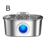 Darrahopens Pet Care > Cat Supplies > Cat Bowls, Feeders & Waterers 304 Stainless Steel Pet Water Fountain, 3.2L Oval Design with Dual Water Flow, Ultra-Quiet Automatic Circulating Filtered Drinking Station for Cats and Dogs, USB Powered (Adapter Not Included), Dishwasher Safe (A) In Australia - Darrahopens