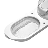 Darrahopens Pet Care > Cat Supplies > Cat Bowls, Feeders & Waterers 350ml Foldable Pet Dog Water Bottle Leak-proof Water Feeder for Travel Walking Hiking Grey