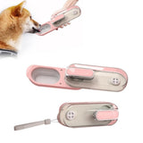 Darrahopens Pet Care > Cat Supplies > Cat Bowls, Feeders & Waterers 350ml Foldable Pet Dog Water Bottle Leak-proof Water Feeder for Travel Walking Hiking Grey