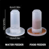 Darrahopens Pet Care > Cat Supplies > Cat Bowls, Feeders & Waterers Automatic Bird Feeder Chicken Pigeon Parrot Drinker Water Dispenser Feeder