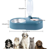 Darrahopens Pet Care > Cat Supplies > Cat Bowls, Feeders & Waterers Cat Bowl, Dog Bowl, Automatic Water Bottle, Tilted Raised Water Bowl For Small And Medium Dogs And Cats