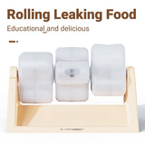 Darrahopens Pet Care > Cat Supplies > Cat Bowls, Feeders & Waterers Cat Puzzle Feeder Toy Turntable Leaky Food Dispenser for Snacks Freeze Treats