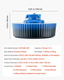 Darrahopens Pet Care > Cat Supplies > Cat Bowls, Feeders & Waterers Ceramic Cat Water Fountain, 2.1 L Cupcake Pet Fountain, 360x Drinking Area and Multi-Layer Filtration System In Australia - Darrahopens