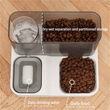 Darrahopens Pet Care > Cat Supplies > Cat Bowls, Feeders & Waterers Grey Pet Feeder 3L Automatic Cat Feeder and Water Dispenser - Hassle-Free Hydration and Feeding