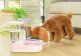 Darrahopens Pet Care > Cat Supplies > Cat Bowls, Feeders & Waterers Pet automatic feeder-Gray Feeder