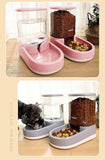 Darrahopens Pet Care > Cat Supplies > Cat Bowls, Feeders & Waterers Pet automatic feeder-Pink Feeder