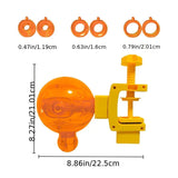 Darrahopens Pet Care > Cat Supplies > Cat Bowls, Feeders & Waterers Pet Puzzle Spinning Feeder: 360° Slow Feeding Portion Control, Clip-On Installation, Eat While Playing/the little orange In Australia - Darrahopens