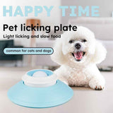 Darrahopens Pet Care > Cat Supplies > Cat Bowls, Feeders & Waterers Pet Slow Feeder Bowl with Food Dispenser, Non-Slip, Universal Puzzle Feeder for Cats and Dogs - White