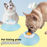 Darrahopens Pet Care > Cat Supplies > Cat Bowls, Feeders & Waterers Pet Slow Feeder Bowl with Food Dispenser, Non-Slip, Universal Puzzle Feeder for Cats and Dogs - White
