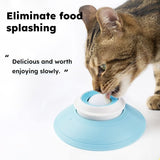 Darrahopens Pet Care > Cat Supplies > Cat Bowls, Feeders & Waterers Pet Slow Feeder Bowl with Food Dispenser, Non-Slip, Universal Puzzle Feeder for Cats and Dogs - White
