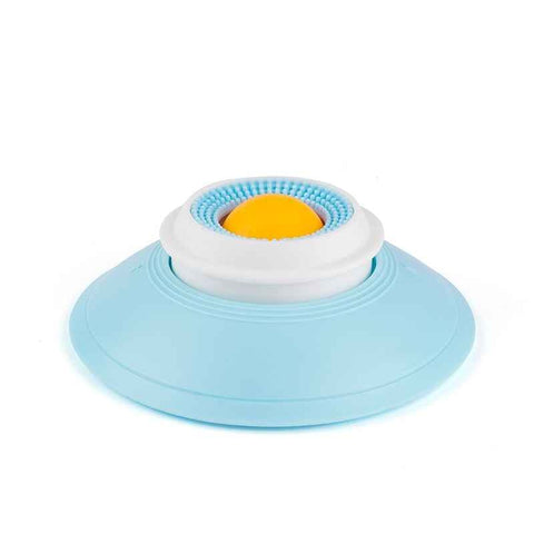 Darrahopens Pet Care > Cat Supplies > Cat Bowls, Feeders & Waterers Pet Slow Feeder Bowl with Food Dispenser, Non-Slip, Universal Puzzle Feeder for Cats and Dogs - Yellow
