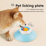 Darrahopens Pet Care > Cat Supplies > Cat Bowls, Feeders & Waterers Pet Slow Feeder Bowl with Food Dispenser, Non-Slip, Universal Puzzle Feeder for Cats and Dogs - Yellow