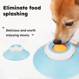 Darrahopens Pet Care > Cat Supplies > Cat Bowls, Feeders & Waterers Pet Slow Feeder Bowl with Food Dispenser, Non-Slip, Universal Puzzle Feeder for Cats and Dogs - Yellow