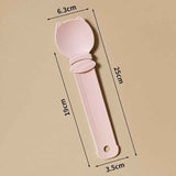 Darrahopens Pet Care > Cat Supplies > Cat Bowls, Feeders & Waterers Pink Cat Treat Spoon for Wet Food & Paste - Extra-Long PP Handle, Food-Grade Squeeze Feeder with Anti-Spill Bowl, Easy One-Handed Operation for Cats