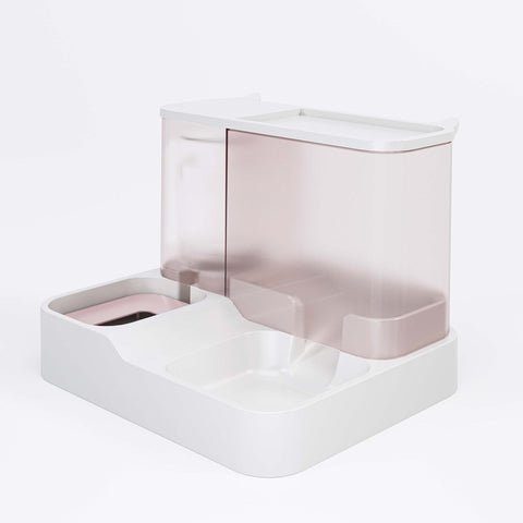 Darrahopens Pet Care > Cat Supplies > Cat Bowls, Feeders & Waterers Pink Pet Feeder 3L Automatic Cat Feeder and Water Dispenser - Hassle-Free Hydration and Feeding