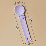 Darrahopens Pet Care > Cat Supplies > Cat Bowls, Feeders & Waterers Purple Cat Treat Spoon for Wet Food & Paste - Extra-Long PP Handle, Food-Grade Squeeze Feeder with Anti-Spill Bowl, Easy One-Handed Operation for Cats