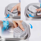 Darrahopens Pet Care > Cat Supplies > Cat Bowls, Feeders & Waterers Replacement Pet Water Fountain Filter Kit with Runway Filter, Round Foam, and Square Activated Carbon Pad for Clean, Fresh Drinking Water for Cats and Dogs (B Filter×8)