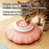 Darrahopens Pet Care > Cat Supplies > Cat Bowls, Feeders & Waterers Slow Feeder Bowl for Pets, Non-Slip Puzzle Feeder for Cats and Dogs - Pink