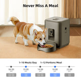 Darrahopens Pet Care > Cat Supplies > Cat Bowls, Feeders & Waterers Smart Pet Feeder with Camera 2L, WiFi App Control, Two-Way Audio, USB & Battery Backup(white) In Australia - Darrahopens