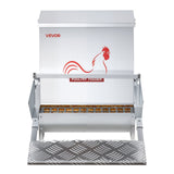 Darrahopens Pet Care > Cat Supplies > Cat Bowls, Feeders & Waterers VEVOR Automatic Chicken Feeder, 18.14 kg Capacity, Rainproof Treadle Poultry Feeder with Lockable Lid, No Waste, Galvanized Steel Construction, Outdoor Use, for Chicken, Bantams, Poultry, Pheasants