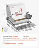 Darrahopens Pet Care > Cat Supplies > Cat Bowls, Feeders & Waterers VEVOR Automatic Chicken Feeder, 18.14 kg Capacity, Rainproof Treadle Poultry Feeder with Lockable Lid, No Waste, Galvanized Steel Construction, Outdoor Use, for Chicken, Bantams, Poultry, Pheasants