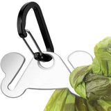Darrahopens Pet Care > Cat Supplies > Cat Carriers & Crates 2PCS Metal Dog Poop Bag Holder Clips - Hands-Free Leash Attachment