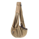 Darrahopens Pet Care > Cat Supplies > Cat Carriers & Crates Adjustable Pet Dog Carrier Sling Bag Breathable Mesh Puppy Cat Carrier Khaki