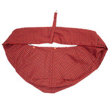Darrahopens Pet Care > Cat Supplies > Cat Carriers & Crates Black and Red Checkered Comfortable Pet Sling Carrier for Small Dogs & Cats - Breathable Cotton Checkered Bag, Hands-Free, Safety Features