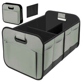 Darrahopens Pet Care > Cat Supplies > Cat Carriers & Crates Car Trunk Organizer, Car Storage Organizer with 70L Large Capacity Waterproof Collapsible and 10 Pockets, Oxford,Trunk Organizer for Car （Grey）