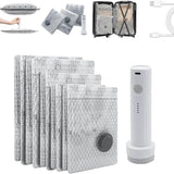 Darrahopens Pet Care > Cat Supplies > Cat Carriers & Crates Cordless Travel Vacuum Storage, Compression Bag Set with Rechargeable Pump, 3 Sizes Waterproof and Reusable, Carry-on Size for Luggage In Australia - Darrahopens
