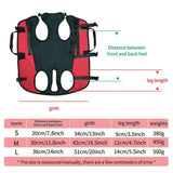 Darrahopens Pet Care > Cat Supplies > Cat Carriers & Crates Dog Lift Harness,Adjustable Dog Backpack Carrier for Medium Large Dogs,Full Body Pet Lift Harness,Emergency Pet Backpack for Disabled, Old, Joint Injuries, Loss of Stability Dogs,S (yellow)