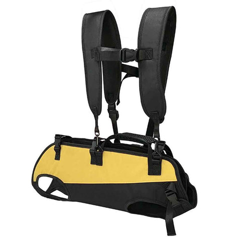 Darrahopens Pet Care > Cat Supplies > Cat Carriers & Crates Dog Lift Harness,Adjustable Dog Backpack Carrier for Medium Large Dogs,Full Body Pet Lift Harness,Emergency Pet Backpack for Disabled, Old, Joint Injuries, Loss of Stability Dogs,S (yellow)