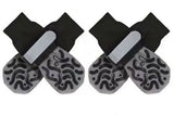 Darrahopens Pet Care > Cat Supplies > Cat Carriers & Crates Dog Shoes Non Slip Indoor Outdoor Cotton Black caterpillar - double-sided adhesive dot [opp bag packaging] Xl super large 8.6*20cm [recommended 20-30kg] [pack of four] In Australia - Darrahopens