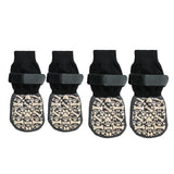 Darrahopens Pet Care > Cat Supplies > Cat Carriers & Crates Dog Shoes Non Slip Indoor Outdoor Cotton White bone style [opp bag packaging] L large size 7.5*18cm [recommended within 15-20kg inches] [pack of four] In Australia - Darrahopens