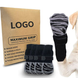 Darrahopens Pet Care > Cat Supplies > Cat Carriers & Crates Dog Shoes Waterproof Non Slip Medium Large Green tiger claw [opp bag] L large size 7.5*18cm [recommended within 15-20kg inches] [pack of four] In Australia - Darrahopens