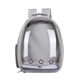 Darrahopens Pet Care > Cat Supplies > Cat Carriers & Crates Expandable Travel Cat Backpack Carrier Polarized Tinted Bubble Window Pet Backpack Grey