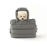 Darrahopens Pet Care > Cat Supplies > Cat Carriers & Crates Gray Purple grey pet carrier bag, cat carrier, dog carrier, small pet travel bag, pet transportation, durable pet bag, comfortable pet carrier, airline approved pet carrier, Australian pet carrier