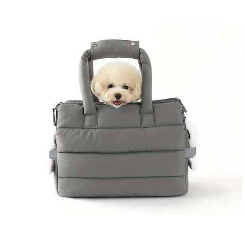 Darrahopens Pet Care > Cat Supplies > Cat Carriers & Crates Gray Purple grey pet carrier bag, cat carrier, dog carrier, small pet travel bag, pet transportation, durable pet bag, comfortable pet carrier, airline approved pet carrier, Australian pet carrier