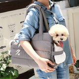 Darrahopens Pet Care > Cat Supplies > Cat Carriers & Crates Gray Purple grey pet carrier bag, cat carrier, dog carrier, small pet travel bag, pet transportation, durable pet bag, comfortable pet carrier, airline approved pet carrier, Australian pet carrier